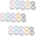 Travel Contact Lens Organizer Set - 45 STK Colored Lens Containers Soaking Mini Holders & Storage for Easy Travel - Buy Online on GoSupps.com