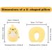 JOYRAVO Kids Travel Pillow - 2-in-1 Deformable Neck Pillow with Cute Plush Yellow Duck - Comfy Travel Companion for Airplanes and Cars - Buy Online on GoSupps.com