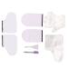 Wax Bath Mitts Set Large Brush Purple Spatula Soft Mitts Foot Cover Paraffin Wax Hand Foot Care Set Paraffin Wax Bath Set for Home DIY SPA Paraffin Baths