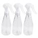 Latrate 3 pieces 200 ml of empty spray bottles plastic fine fog for garden plants cleaning hairstyle evaporator for trip cleaning gardening cosmetics