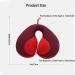 Kids Travel Pillow - Toddler Chin Supporting Neck Pillow for Safety & Comfort - Red, Suitable for Boys & Girls 0-10 Years - Buy Online on GoSupps.com