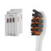 Zahnheld brush head Pro X-Clean | Medium-hard replacement heads for Gero sonic toothbrush | Effective cleaning 6 pieces (1 pack) white