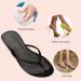 2 Pairs Anti-Slip Pigskin Flip Flop Inserts - Pain Relief Cushion Insoles with Arch Support for Women Size 8.5-11.5 - Black & Gray - Buy Online on GoSupps.com