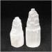 Natural Crystal Rough Natural Selenite Tower Crystal Gift for Decoration 1pc 110mm-120mm Beautiful Natural Crystal Stone Full of Texture - Buy Online on GoSupps.com