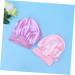 Silky Satin Sleep Cap for Curly Hair | Wide Side Bonnet Shower Cap | Pink | 1pc - Buy Online on GoSupps.com