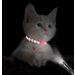 Taglory Reflective Cat Collar with Safety Clasp & Bell - 2-Piece Adjustable Kitten Collars (15-20cm) - Pink - Buy Online on GoSupps.com
