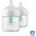 Philips Avent Natural Response Baby Bottle - 2X 125ml Baby Milk Bottle with AirFree Vent BPA Free for Newborn Babies Aged 0 Months+ (Model SCY670/02) x2 - Buy Online on GoSupps.com