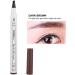 Liquid Eyebrow Pencil Eyebrow Pencil Four Forks Long Lasting Liquid Eyebrow Pen Waterproof Pencil (1# dark brown mocha color) - Buy Online on GoSupps.com