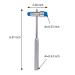 QIYUN Tromner Neurological Reflex Hammer with Needle and Brush - Neurologic Diagnosis and Testing Tool - Lightweight Blue Reflex Hammer - Buy Online on GoSupps.com