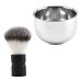 Fomiyes 2 pieces and mug beard for men soap practical container contains tool men's stirring kit hairbrush bowl luxury care frisper mix shaving salon steel stainless steel mustache mustache