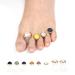 Washable Toe Separator Tool | Anti-Corrosion Nail Art Corrector for Home Use - Style Group G - Buy Online on GoSupps.com
