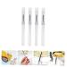 NOLITOY 28 Pcs Lip Brush Set - Lipstick & Lip Mask Applicators Silicone Makeup Brushes for Perfect Application Transparent & Color Options - Ideal for Lip & Eye Shadow Makeup - Buy Online on GoSupps.com