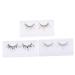 minkissy 3 Pairs Fake Eyelashes False Lashes Natural Looking Eyelashes Makeup Eyelashes Colored Eyelashes Individual Lashes Colored Lash Extensions Lash Clusters Curly Imitation Extend