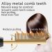 Hot Comb Electric Heating Comb Ceramic Comb Security Portable Curling Iron Heated Brush Multifunctional Copper Hair Brush Straightening Comb Hair Beard Straightener for Wet and Dry Hair(Gold) - Buy Online on GoSupps.com