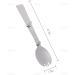 AUEAR 3 Pack Stainless Steel Spork Set with Carrying Case - Ideal for Travel and Outdoor Activities - Buy Online on GoSupps.com