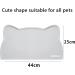 Womlex Silicone Dog & Cat Bowl Pad - Waterproof Non-Slip Feed Mat in Gray (44x25cm) - Perfect for Pets - Buy Online on GoSupps.com