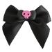 hgnxa Black Bows Hair Clip a Hairpin Bows Barrettes Big Bows Hairpin JK Hair Clip Jk Hair Accessories Gothic Skull Decor