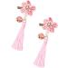 ibasenice 2 Pairs Kids Barrettes for Hair Hanfu Hair Accessories Girl Barrettes Clip Flower Hair Clip Kids Hair Accessories Hair Clip for Han Chinese Clothing Child Candy Bag Tassel - Buy Online on GoSupps.com