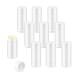 10 Pcs Empty Deodorant Containers Bottom Fill Deodorant Bottles Refillable DIY Deodorant Tubes Lip Balm Tubes (white 15ml/0.5oz) 15ml/0.5oz white