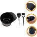 Beatifufu 1 Set Hair Dye Brush Comb Hair Dye Coloring Dying Coloring Applicator Hair Tinting Bowl Color Bowl Tool Hair Tinting Hairdressing Tool Baking Oil Plastic - Buy Online on GoSupps.com