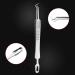 Baluue 9 Pcs Clip Comedone Tweezers Blackheads Pimple Extractor Tool Remover Stainless Steel Silver - Buy Online on GoSupps.com