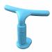 Sitting Posture Corrector T Shaped Prevent Myopia ABS Children Sitting Posture Corrector Stablle Base for School (Sky Blue)