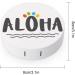 Aloha Hawaii Round Case For Contact Lens Kit Storage Box with Mirror Printed - Buy Online on GoSupps.com