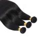 Brazilian Human Hair 3 Bundles Straight Virgin Weave - 100% Natural Black Hair Extensions (14) - Buy Online on GoSupps.com