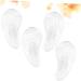 NOLITOY Silicone Half Shoe Pads - Comfortable Insoles for High Heels | 2 Pairs Transparent Heel Grips & Inserts (13x6.5cm - Buy Online on GoSupps.com