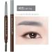 Eyebrow Pencil 2 Packs SMUSTY Waterproof Smudge-proof Eye Brow Makeup Kit with Eyebrow Brush Light Gray(#05) - Buy Online on GoSupps.com