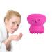 Moum routes Face cleaning brush ultraahygienic silicone silicone waterproof facial massager peeling fat cleaning brush facial cleaning brush cleaning brush (pink)