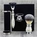 Classic Ivory 3-Part Shaving Set for Men | Synthetic Brush & Mach 3 Razors | Perfect Gift - Buy Online on GoSupps.com