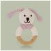 Organic Wooden Bunny Teething Ring - 5-inch Pink Pebble 200-505 - Buy Online on GoSupps.com