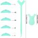 Silicone Eyelash Curlers - 72 Pcs Y-Shaped Reusable Pads & Lift Sticks | Perfect Permanent Wave Beauty Tool - Buy Online on GoSupps.com
