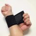 VEdusa Black Carpal Tunnel Wrist Compression Strap - Adjustable Breathable Splint for Weightlifting Tennis & Fitness Support - Buy Online on GoSupps.com