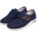 Women's Diabetic Walking Shoes: Wide Fit Orthopedic Slippers for Swollen Feet - Blue, Size 9.5 - Buy Online on GoSupps.com