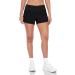 HeyNuts Women's Focus Running Shorts - Mid Waisted Athletic Shorts with Liner and Zipper Pocket - 4 Black - Buy Online on GoSupps.com