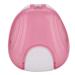 Orthodontic storage case portable and waterproof storage container for dentures for adults with press lock design (1 PC) (pink)