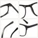 Porgeel Blue Light Blocking Glasses - Lightweight Anti-Glare Computer & Gaming Glasses for Women & Men - Black - Buy Online on GoSupps.com