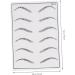FOMIYES 2pcs Eye Brow Practice Skin Eyebrow Practice Skin Eyebrow Microblading Eyebrows - Buy Online on GoSupps.com