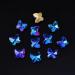 9X10Mm 12Pcs Pointedback K9 Butterfly Crystal Drill Tip Bottom Special-Shaped Rhinestone Diy Nail Stick Bead Nail Ornament - Buy Online on GoSupps.com
