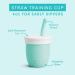 Munchkin Silicone Open Training Cup with Straw for Babies and Toddlers 6 Months+ - Mint 4oz - Buy Online on GoSupps.com