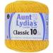 Aunt Lydia's Size 10 Crochet Thread in Golden Yellow - 2 Pack - Buy Online on GoSupps.com