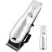 Hair Clipper Housing Cover Professional Hair Clipper Front Cover Electric Hair Cutter Clipper Cover Housing Protective Shell Accessory (Silver) - Buy Online on GoSupps.com