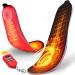 Heated Insoles for Men Women  Rechargeable Foot Warmers with LED Display Remote Control  Wireless Heat Insoles for Hunting Fishing Hiking Camping Unisex