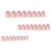 24pcs Minimalist French Nail Ombre Light Pink Nail Premium Press on Nails Gel Fake Nails Handmade Press-on Nails Fake Nails For Women Girl - Buy Online on GoSupps.com