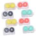 Solustre 16 StK contact lens tank glasses box glasses case for contact lenses eye contact case Exchange contact holder contact case Mass colored contact lenses case