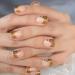 24pcs Leopard Print Short Square French Tip Artificial Nails - Trendy Nail Art for Stylish Looks - Buy Online on GoSupps.com