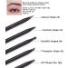 5pi ces Crayon sourcils tirette pelable waterproof longue tenue pour microblading marquage remplissage et contour des sourcils (Noir) - Buy Online on GoSupps.com