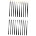 Healeved 100pcs Cosmetics Brush Eyeliner Applicator Tool Eyeliner Brush Applicator Eye Liner Applicator White 10X0.5X0.5cm White - Buy Online on GoSupps.com